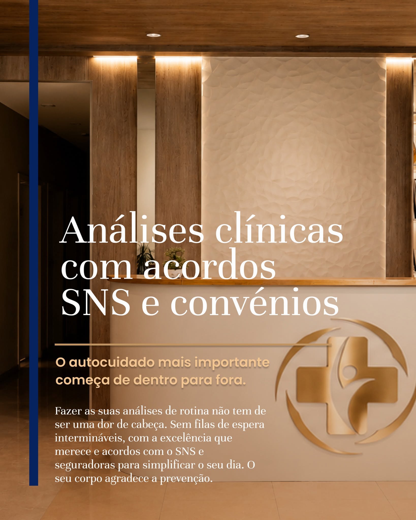 Análises clínicas com acordos SNS